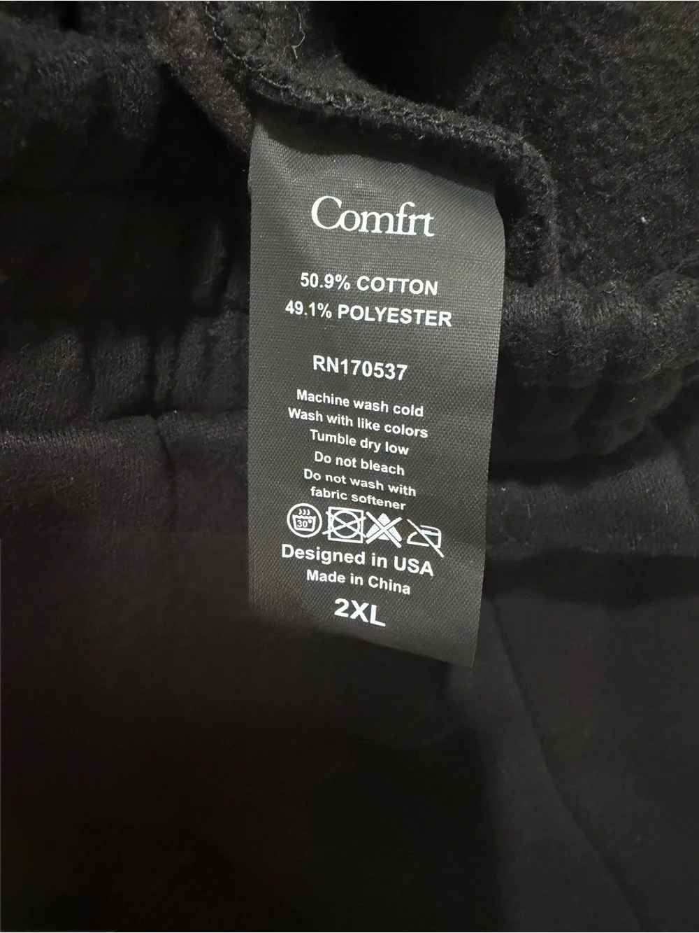 Comfrt Signature Sweatpants in Onyx